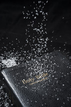 salt on a Bible 