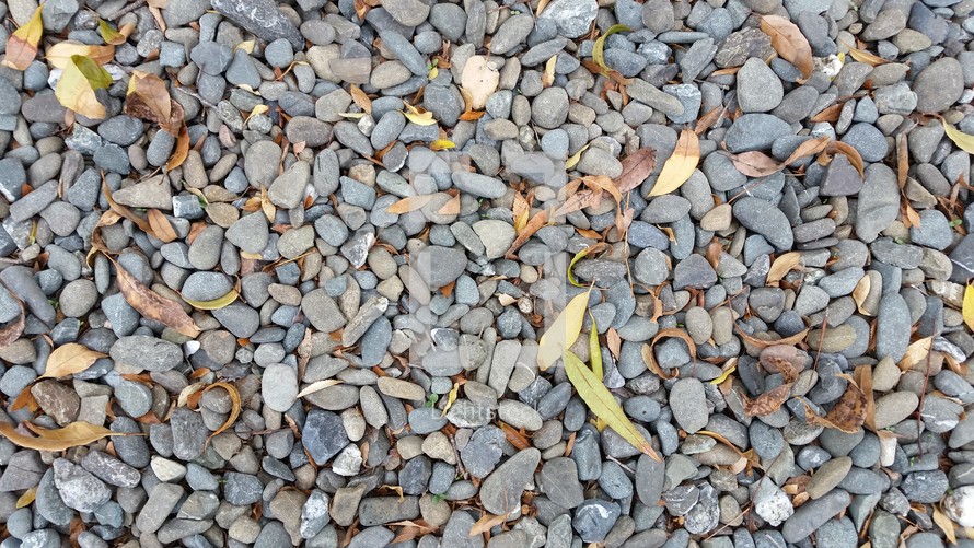 pebbles on the ground 