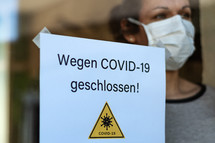 Closed due to Covid-19 - German 