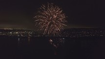 Fourth of July Fireworks from a drone.