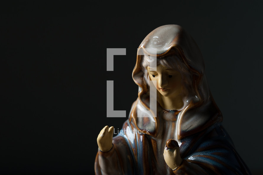 figurine of Mother Mary 