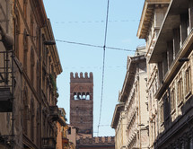 View of the city of Bologna, Italy