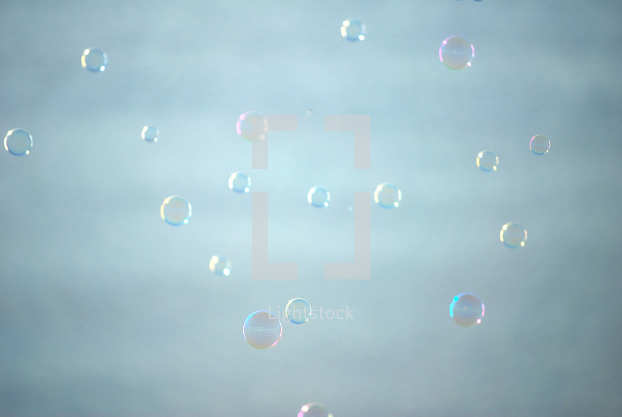 floating bubbles 