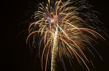 bursting fireworks 