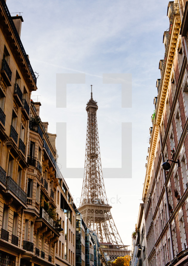 view of the Eiffel Tower in Paris