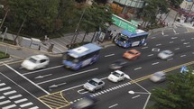 Timelapse of transport traffic in Seoul