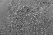 Black and white of ice crystals