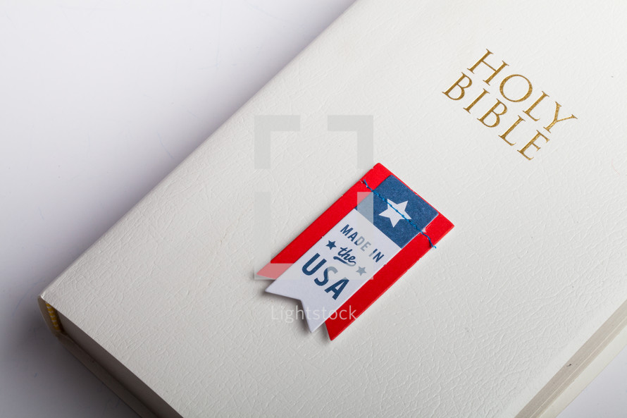 Made in the USA on a Bible 