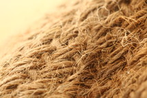 woven burlap threads