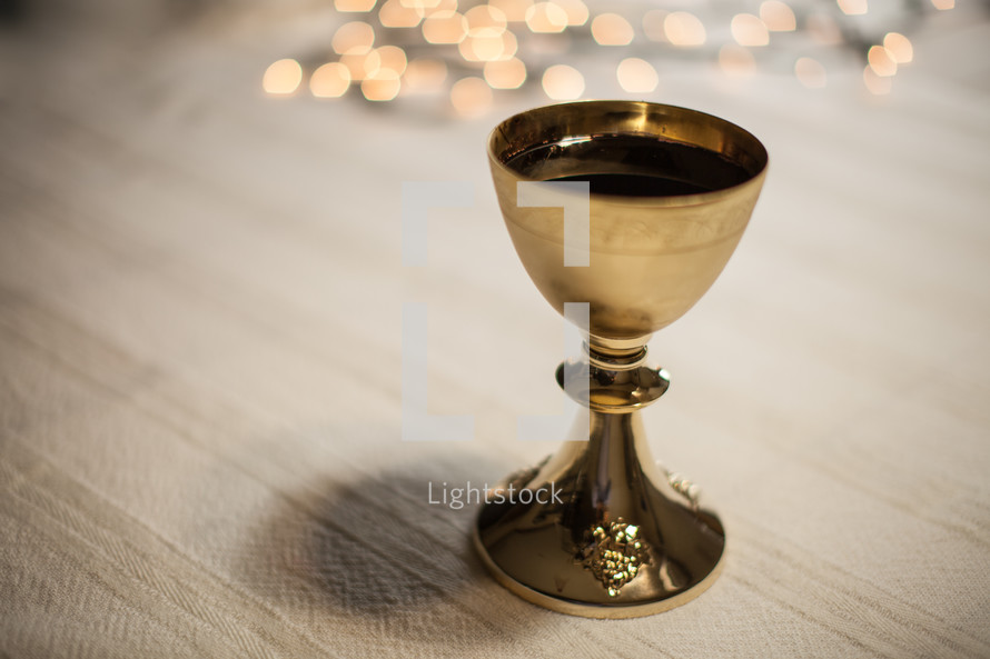 wine in a chalice 