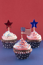 patriotic cupcakes 