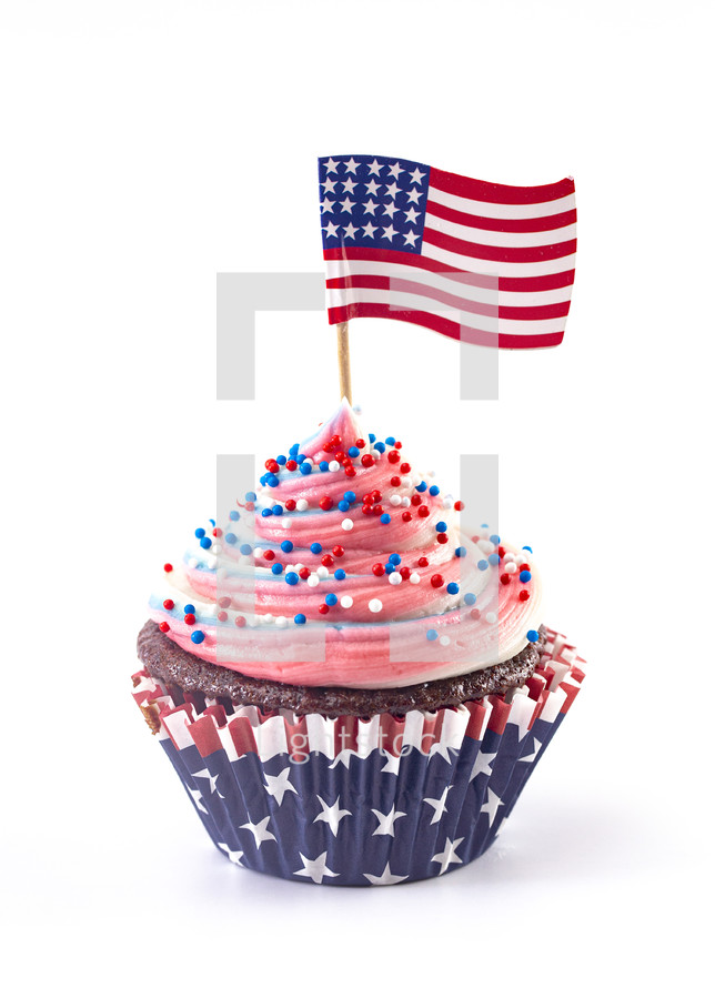 Patriotic cupcakes 