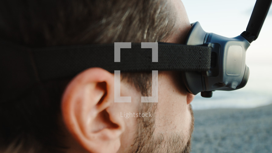 Virtual Glasses On Head