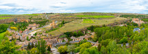 Panoramic view of Segovia, Castilla y Leon, Spain