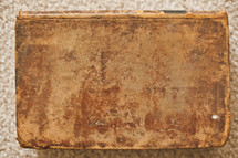 Cover of old Bible