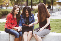 group Bible study using cellphones 