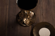 host and chalice at eucharist 