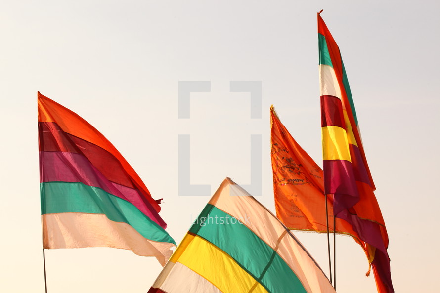 colorful flags 