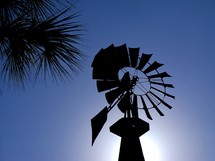 windmill silhouette 
