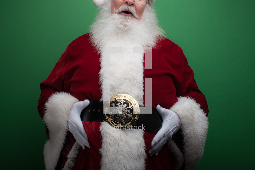 torso of Santa Claus 