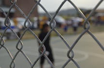 teens on a basketball court 