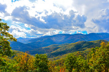 view from Black Mountains Overlook on the Blue Ridge Parkway 