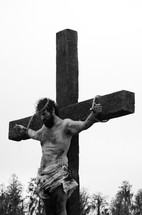 Jesus on the cross.