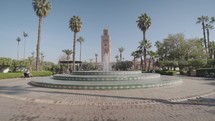 Minaret de la Koutoubia Kutubiyya Mosque from Parc Lalla Hasna Marrakesh, Morocco