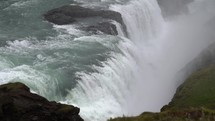 Gulffoss Waterfall In the iceland