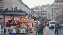 Eminönü Meydanı Square outside Egyptian Spice Bazaar Mısır Çarşısı Istanbul, Turkey
