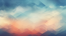 Abstract clouds and landscape background. 