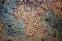 old map of Africa 