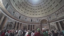 Rome, Italy - Pantheon Pantheum Temple of all the Gods - Renaissance Ancient Architecture Building