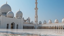 Sheikh Zayed Grand Mosque Panoramic View 