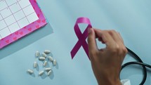 Breast Cancer Awareness Month symbols 