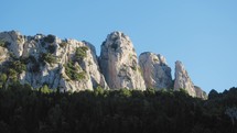 Rocky mountain of dolomitic origin