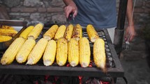 Grilled, Corn, Cob, Cooking, BBQ, Grilling, Summer, Food, Charred, Cookout, Outdoor, Delicacy, Barbecue, Picnic, Vegetables, Tradition