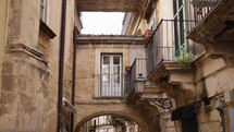 Ancient alley in the city of Modica
