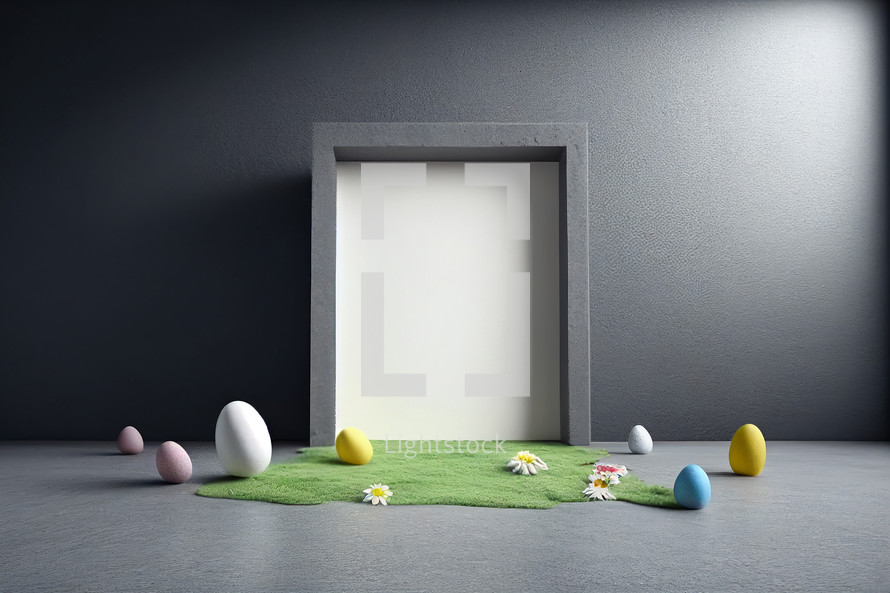 Easter Frame Background