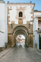 Arch of concepcion in Alcantara, Caceres