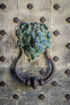 lion door knocker 