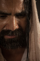 anguished face of Christ 