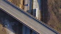 Car on an overpass