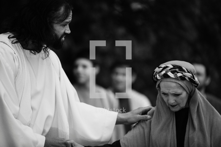 blessings of Jesus, Passion Play