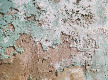 peeling paint on a wall 