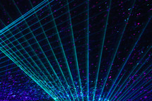 Abstract light beam and laser backgrounds with cascade of bubbles