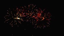 Display of fireworks for Bonfire Night