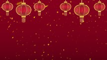 Chinese New Year red Background