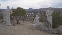 Yucca Valley, California, USA - Desert Christ Park - Sculptures and Images portraying scenes of Christ's life and teachings