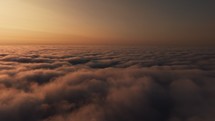 Beautiful cloudscape at sunset